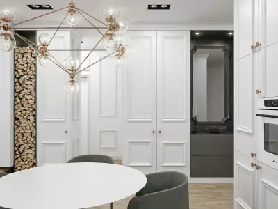 Modern Classic interior 3D model