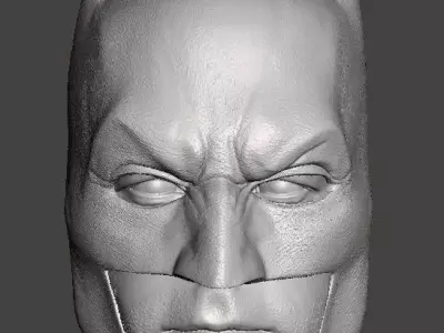 Batfleck BvS Batman Head 3D model