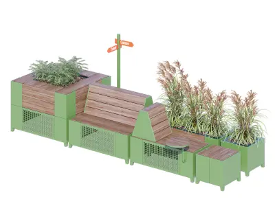 Parkly system two 3D model