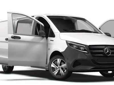 Mercedes Benz eVito L1 HQ Interior 2024 3D model