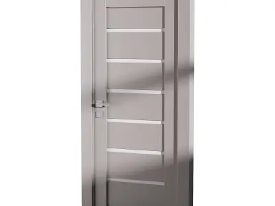 Modern entrance door 78 3D model