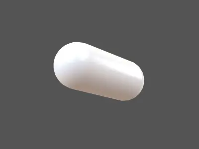 Pills v4 004 Low-poly 3D model