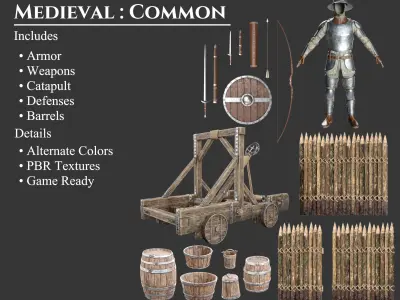 Medieval Collection Common Variety Pack