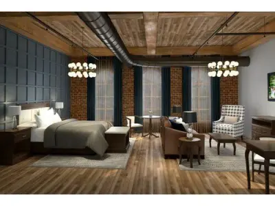 Carnegie Hill End Table 3D model