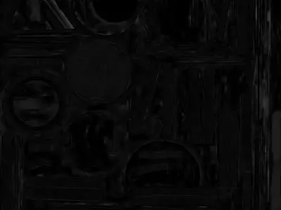 Cyberpunk Industrial Bin 3D Model SciFi Street Prop Low-poly 3D model