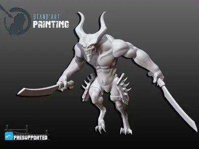 Troops of the Blood God Army 3D model