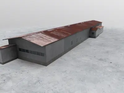 LBSF Storage 2 Low-poly 3D model