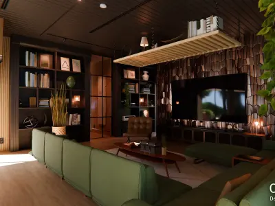 2026 Modern Modular House 18 for Blender Eevee and Cycles 3D model