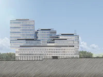 Futuristic building 3d model 3D model