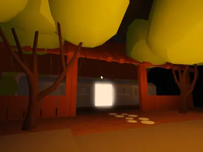 Cozy Town for Roblox Low-poly 3D model