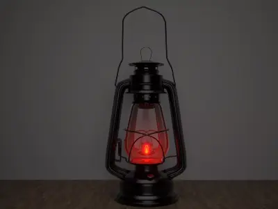 LANTERN Low-poly 3D model