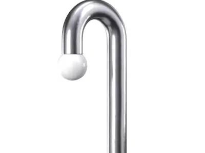 Potence Simple Poli PBR 3D model