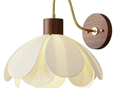 Ciena Petal Wall Light 3D model