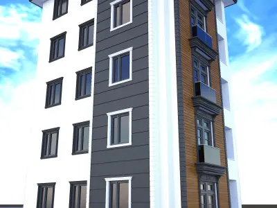  Ornate building 3d model 3D model