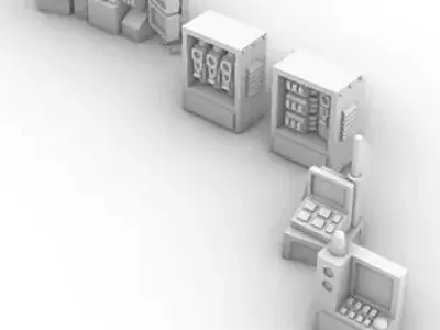 Control Panels and Consoles Pack 3D print model