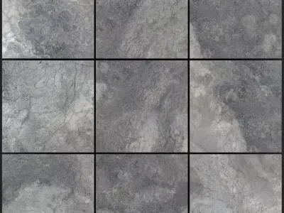 Yurtbay Seramik Bizantino Argento 300x300 Set 3 3D model