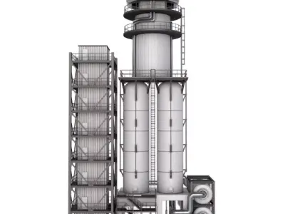 Refinery Module 3D model