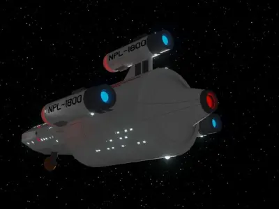 Gianello-Class Police Frigate 3D model