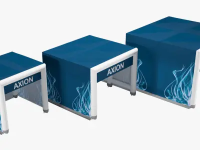 Tents Cube inflatable Axion 3D model