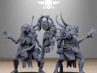 Techno Savanger Necromants 3D print model