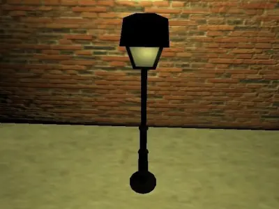 street lamp Free low-poly 3D model