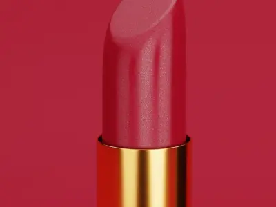 Gliter Lipstick 3D Model 3D model