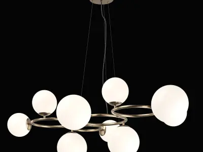 81509x Globo Lightstar Chandelier 3D model