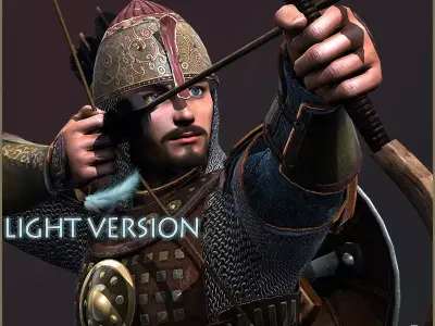 Adam Archer Light Version Low-poly 3D model