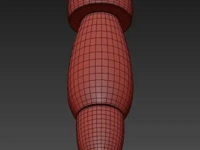 Twin 2 Light Outdoor Spotlight 3D model
