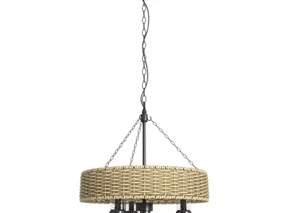 Progress Lighting Pembroke three light chandelier 3D model