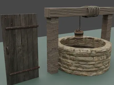 Medieval 51 Item Pack Detailed Free 3D model