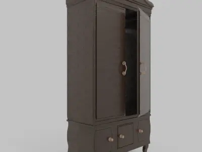 Victorian Wardrobe 3D model