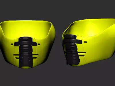 helmet high poly sculpt 3d printable ver 7 3D model 3D model 80