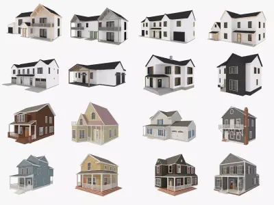 House Collection 3 3D model