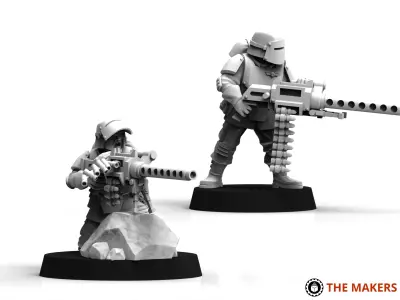 Universal Guard - Heavy Stubber 3D print model