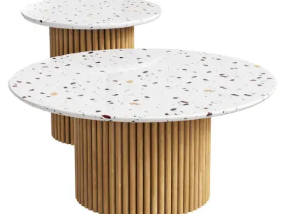 Two Arlaka coffee table 3D model