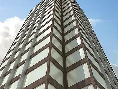 Apartment Building 52 3D model