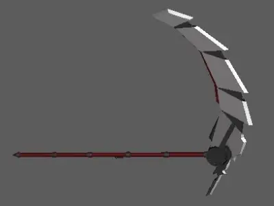 scythe 3D model