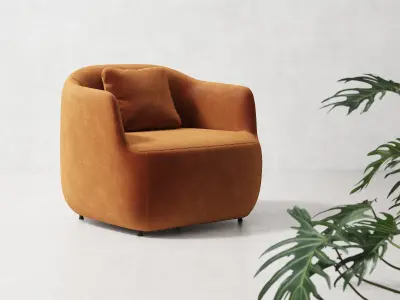 Como Side Chair 3D model