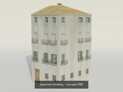 Venice buildings and bridge 3D Model Pack