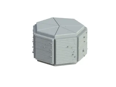 Sci Fi Object No 3385 Low Poly Low-poly 3D model