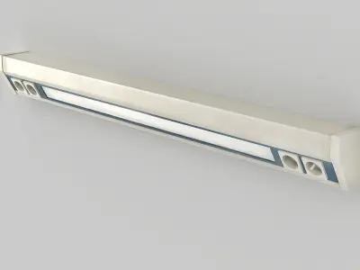 Hospital bed wall lamp Low-poly 3D model