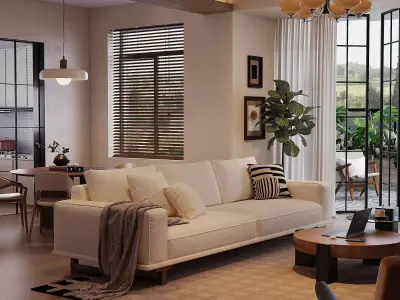 Interior Living Room Scene 16 3D model