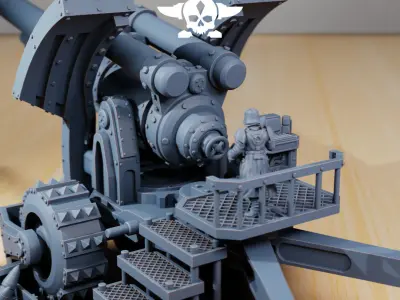 GrimGuard Artillery 3D print model