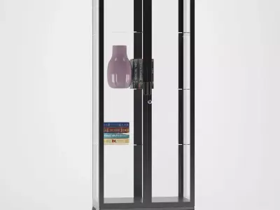 IKEA MILSBO Glass-door cabinet 3D model