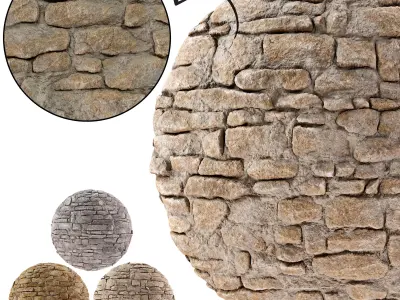 Stone Wall 19 - Seamless Texture