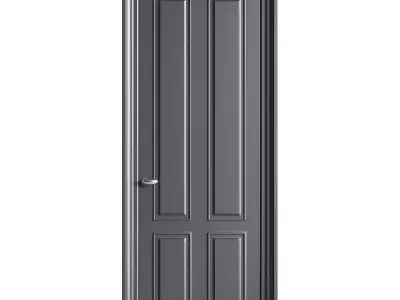 Modern entrance door 79 3D model