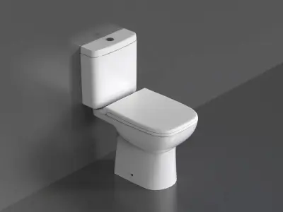 WC44 Toilet 3D model