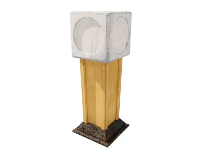 Hong Kong Traffic Sign Light Box 3D model