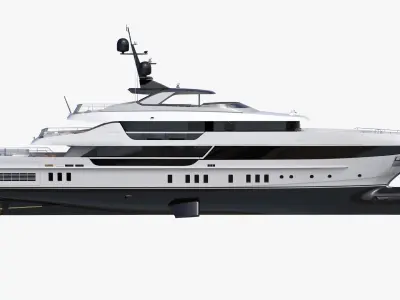  Motor Super Yachts Set 